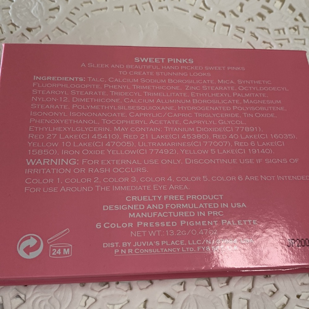Juvias The sweet pinks by Juvias 3 Matt’s 3 glitter NIB for eyeshadow and Blush - Picture 9 of 11